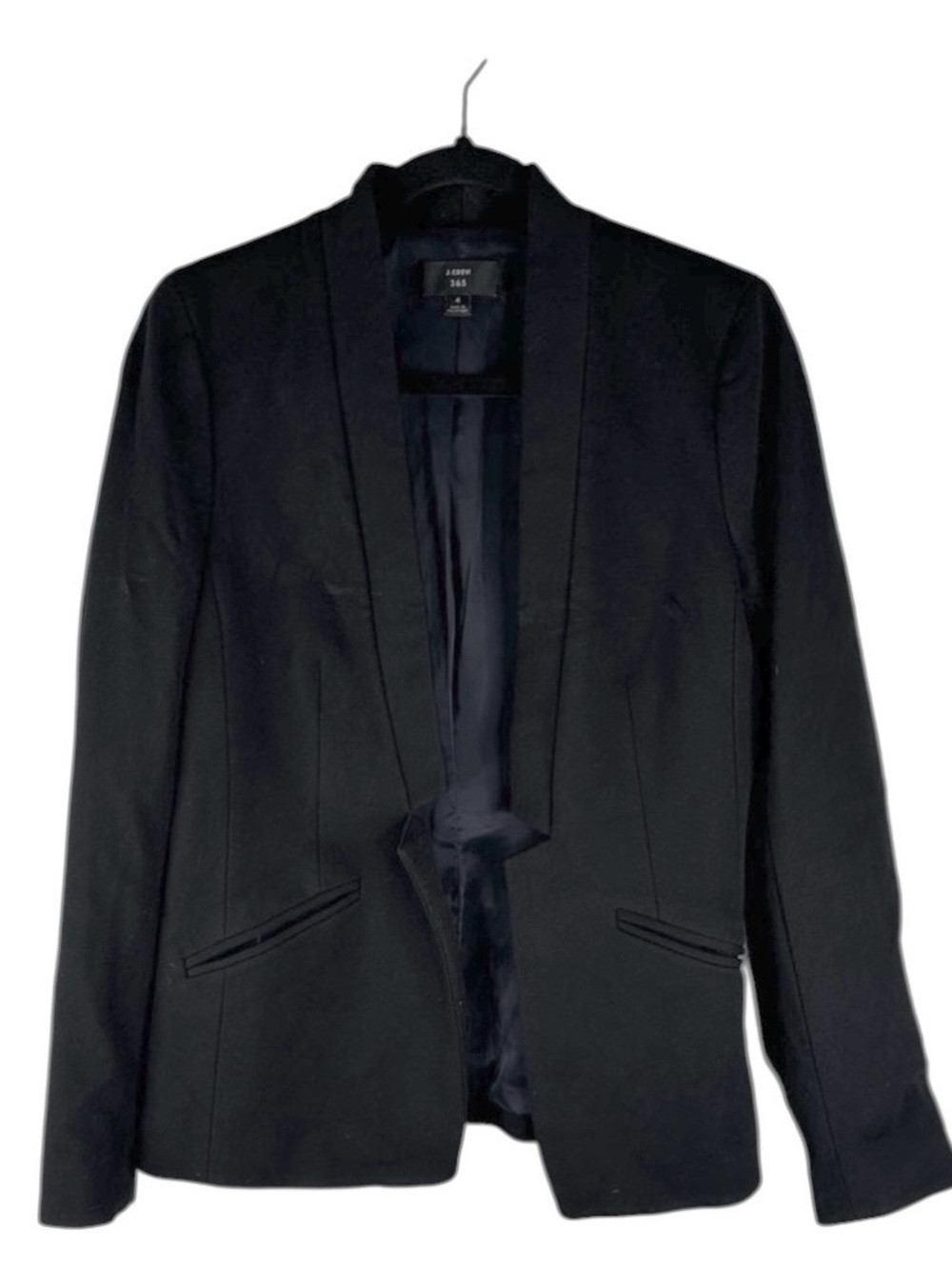 J. Crew 365 Women's Classic Business Career Minimalist Open Blazer Size 4